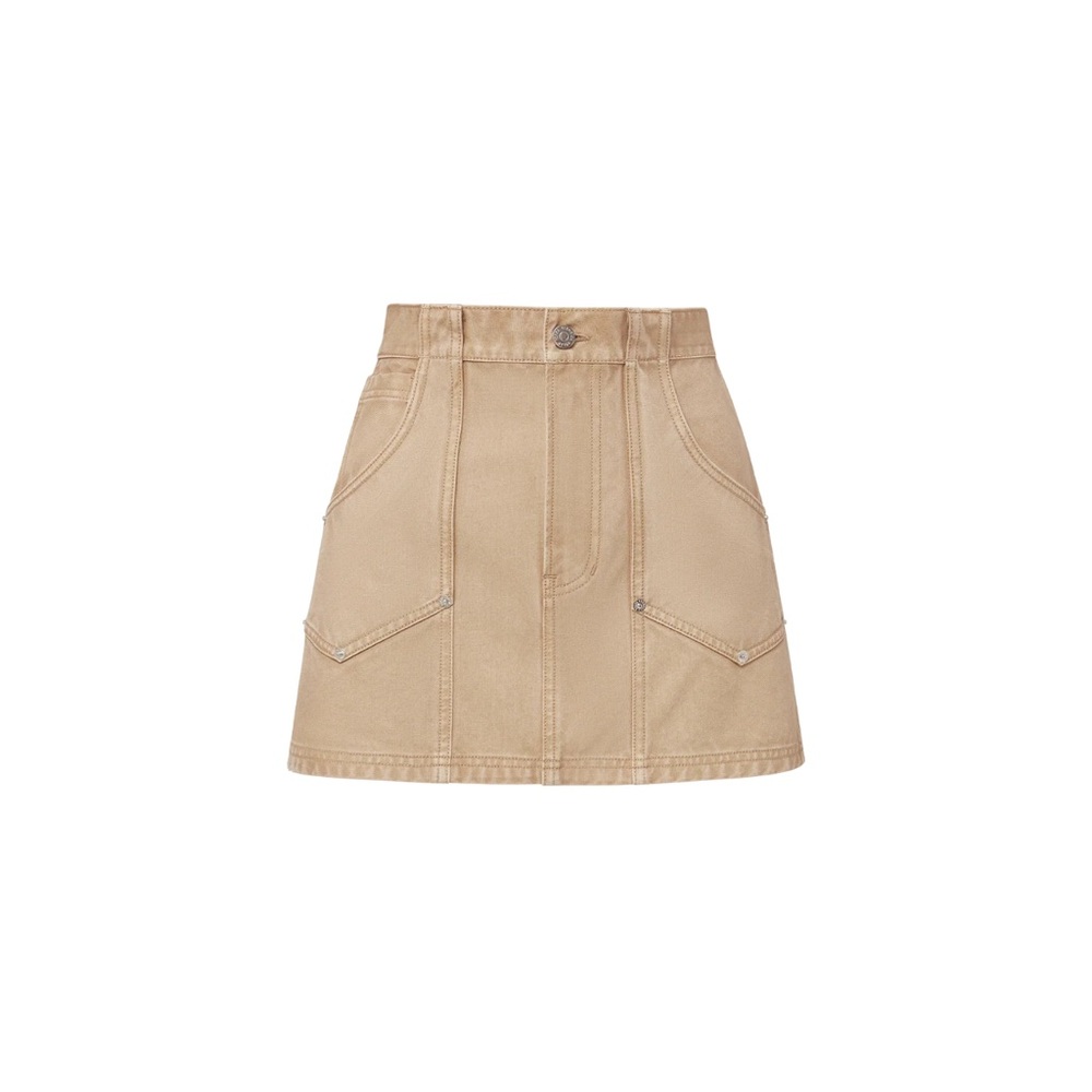 Veronica Beard Tan Mini Skirt